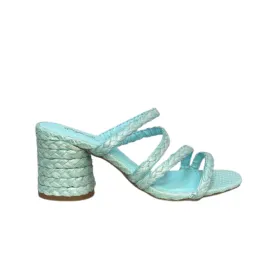 Mint strappy sandal