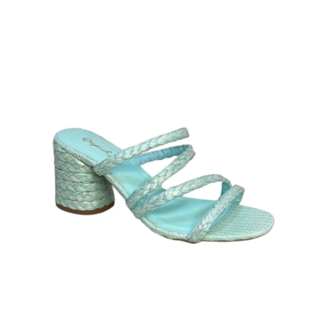 Mint strappy sandal