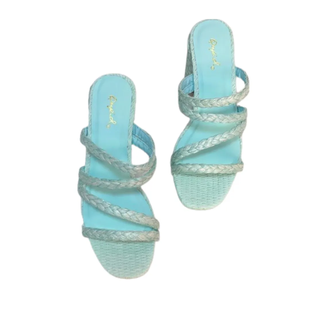 Mint strappy sandal