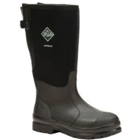 Muck Men's Chore Wild Calf Extended Fit Waterproof Work Boot- Black- MCXF-000