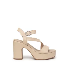 NeroGiardini Nude Platform Sandal