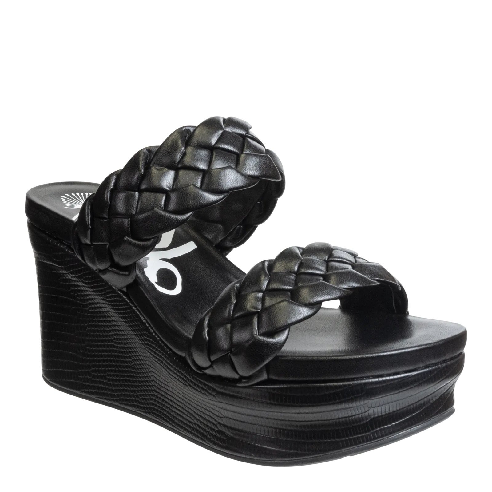 OTBT - FLUENT in BLACK Wedge Sandals