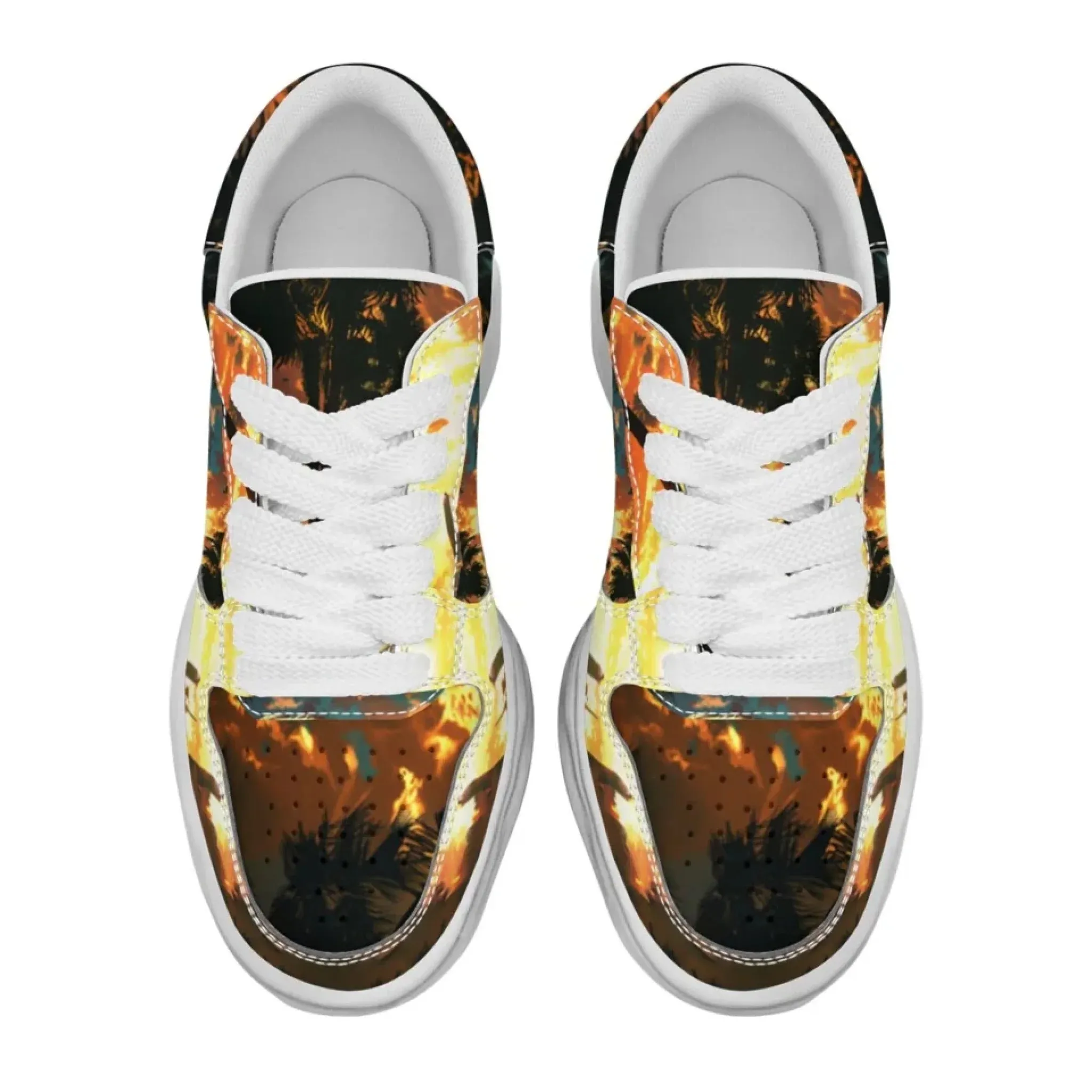 Personalized Trump Sneakers, Custom  Patriotic Bio-degradable Shoes, Unisex Pride Shoes