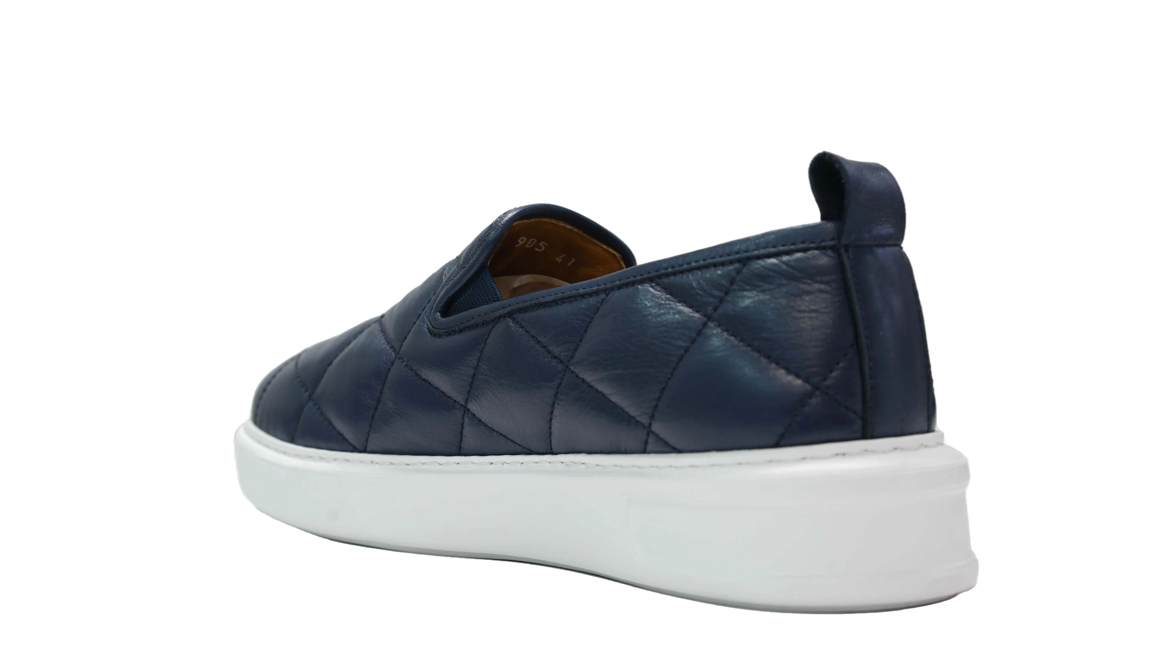 Roberto Serpentini Men's Blue Slip On Shoe MC3276 40% OFF