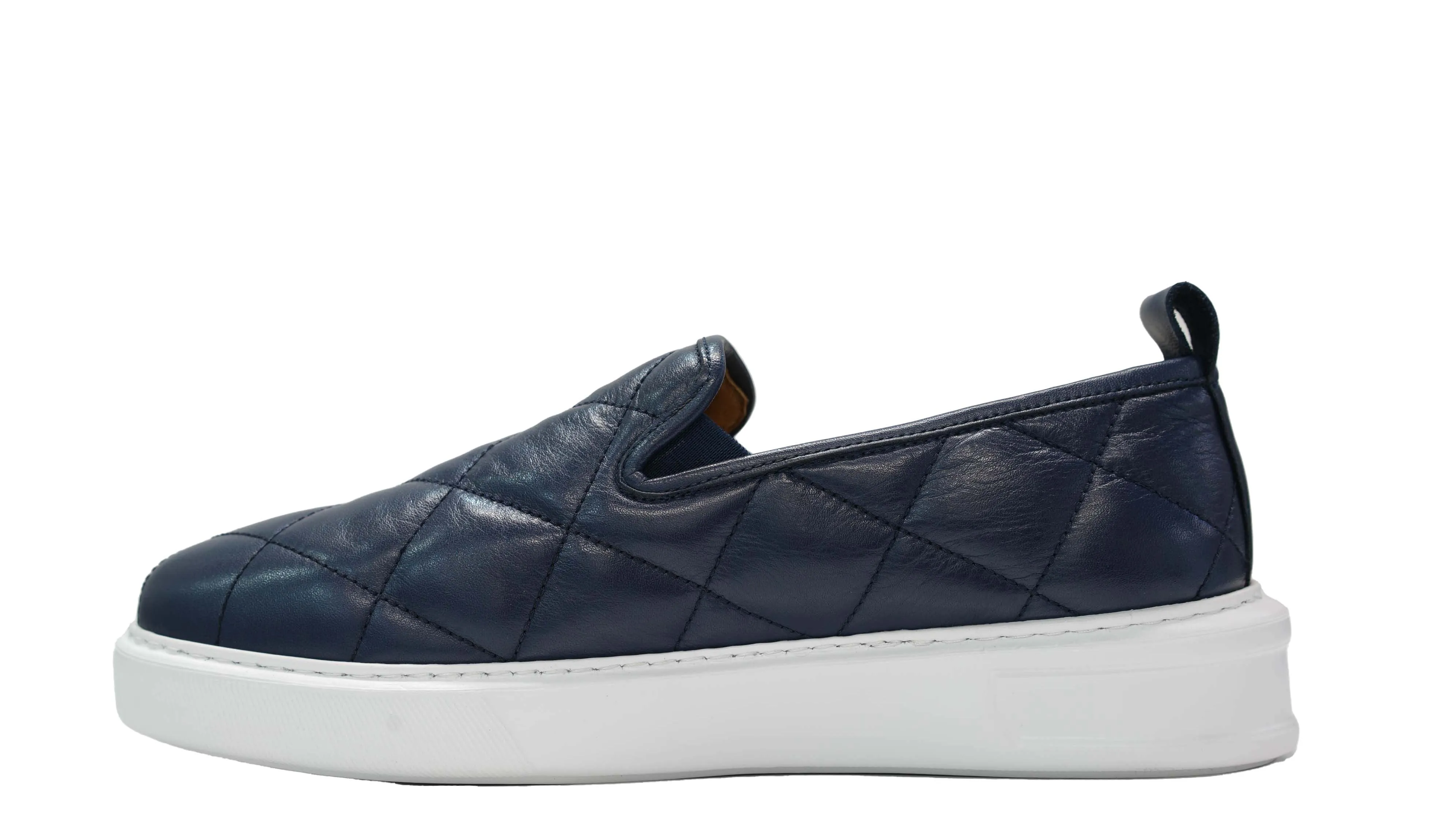 Roberto Serpentini Men's Blue Slip On Shoe MC3276 40% OFF