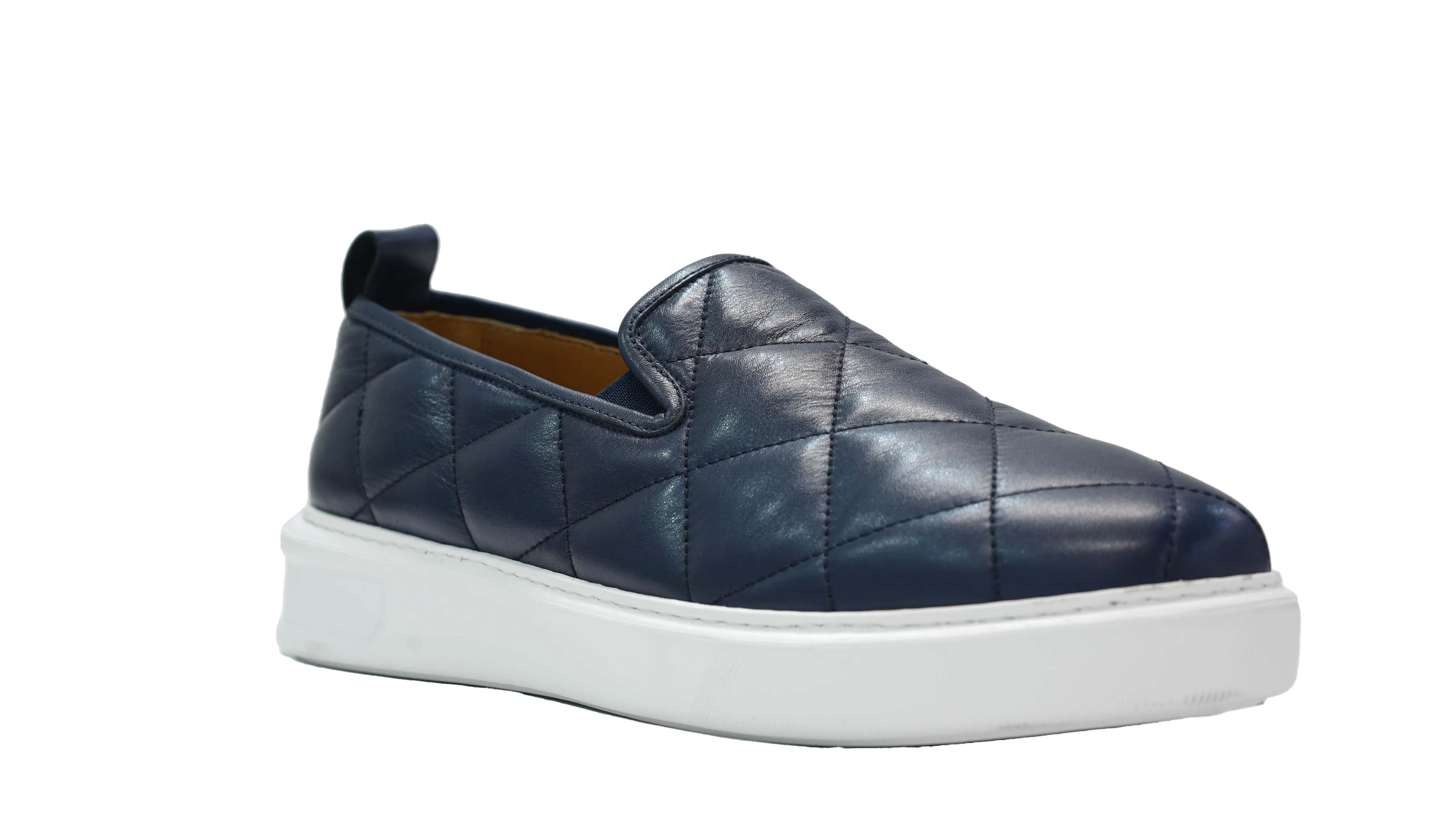 Roberto Serpentini Men's Blue Slip On Shoe MC3276 40% OFF