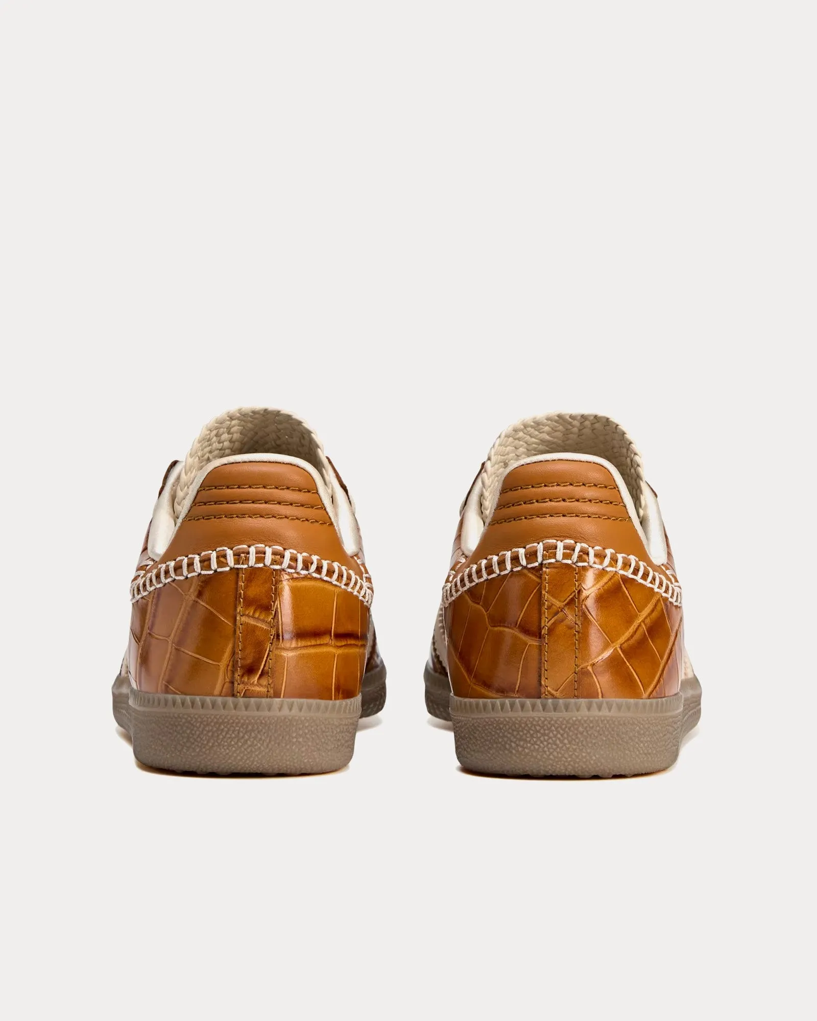 Samba Supplier Colour / Wonder White / Night Brown Low Top Sneakers