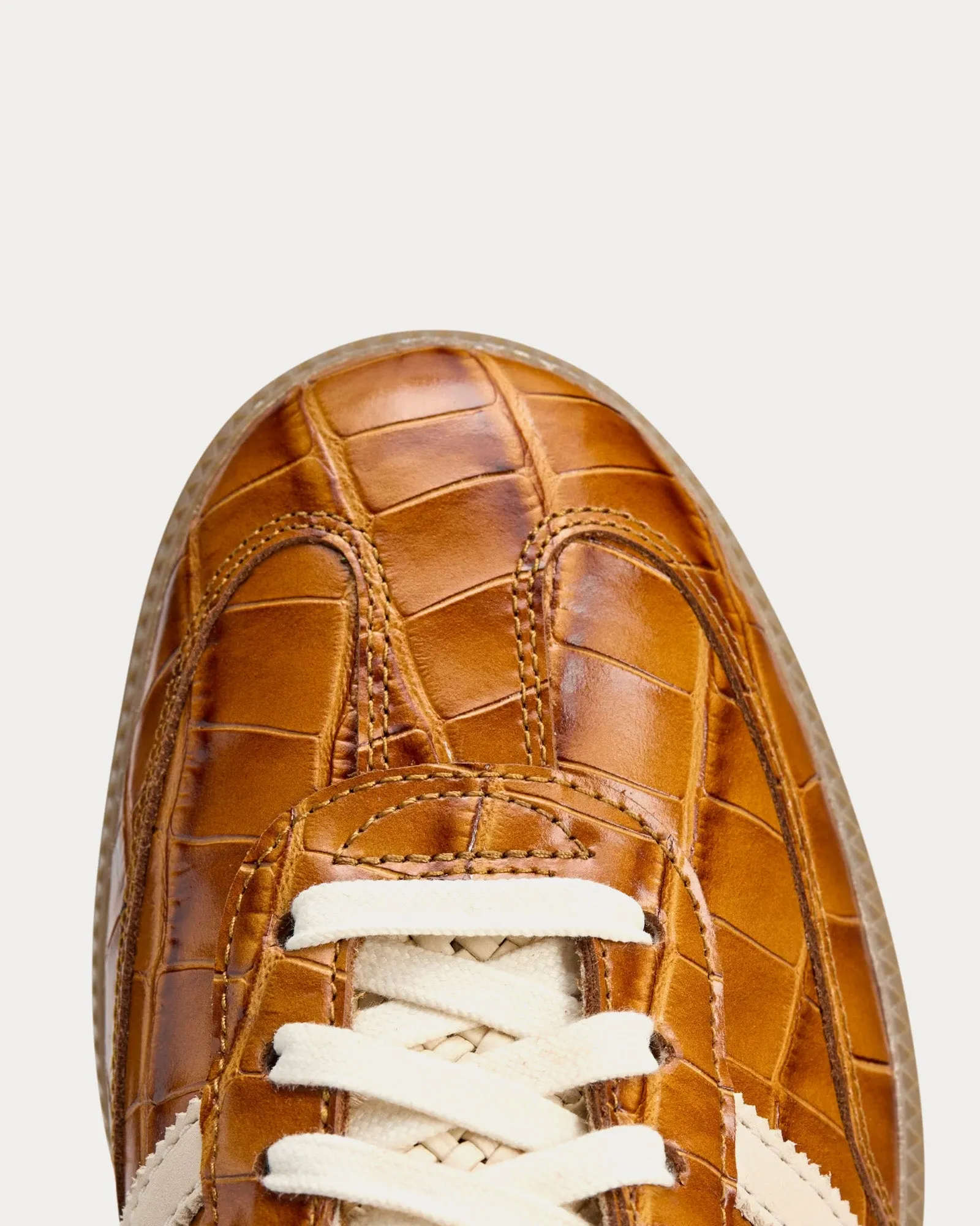 Samba Supplier Colour / Wonder White / Night Brown Low Top Sneakers