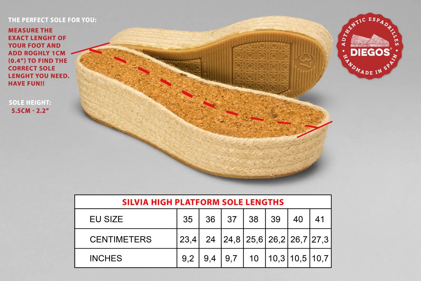 Silvia high platform sole