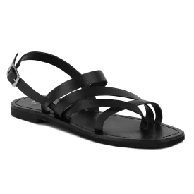 SLOANA Strappy Flat Sandals