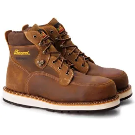 Thorogood Men's Iron River Series 6" Steel Toe Waterproof Work Boot -Brown- 804-4145