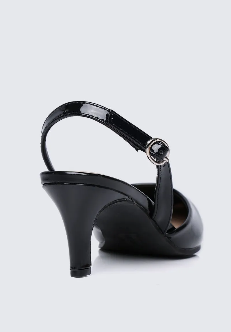Vicky Comfy Heels In Black