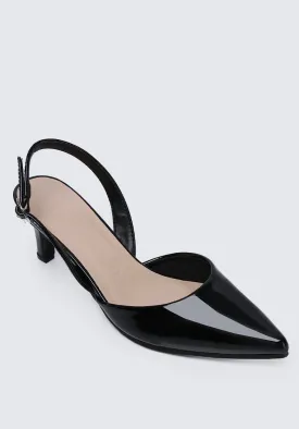 Vicky Comfy Heels In Black