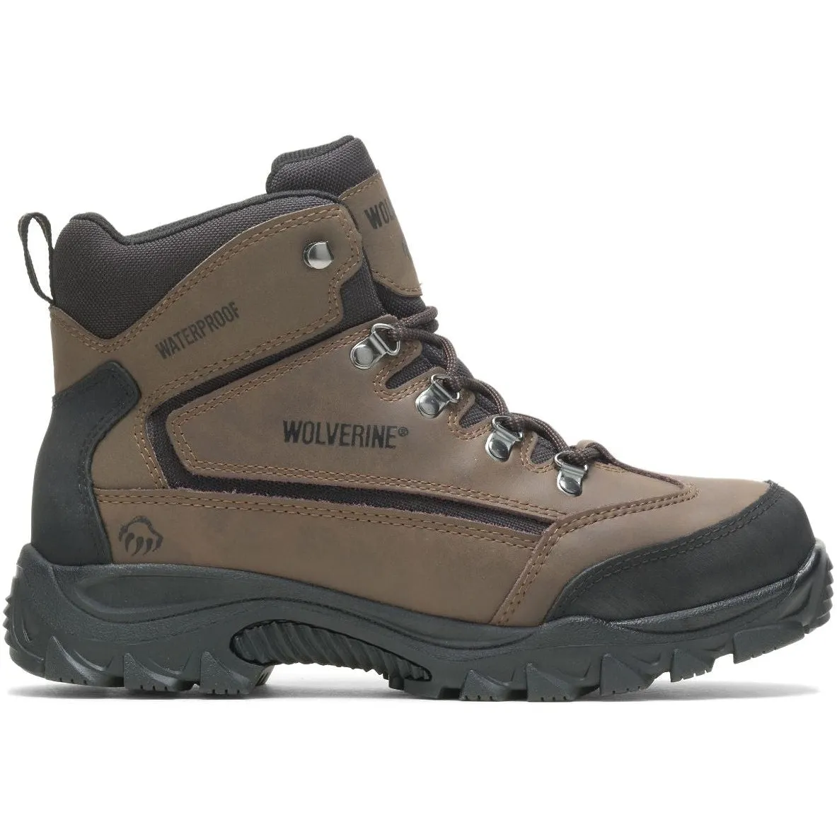 Wolverine Men's Spencer Waterproof Hiking Boot - Brown/Black - W05103