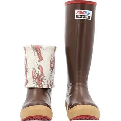 Xtratuf Women's Fishe Wear 15" Waterproof Legacy Work Boot -Brown- XWL9LOB